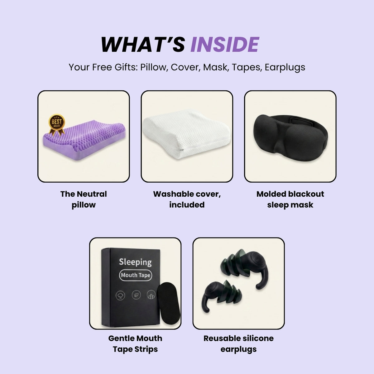 The Neutral pillow KIT+