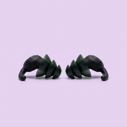 Reusable silicone earplugs