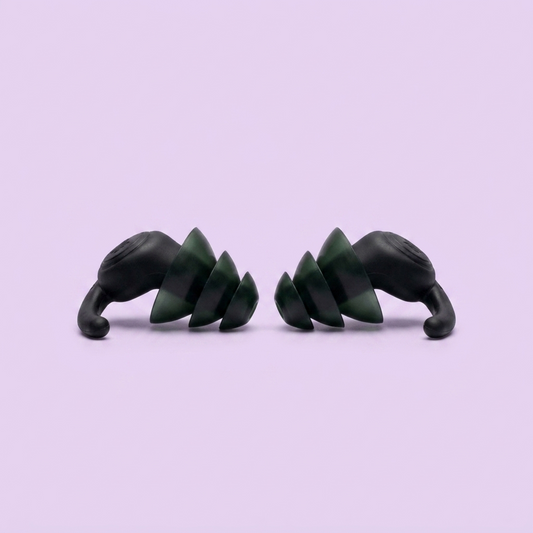 Reusable silicone earplugs